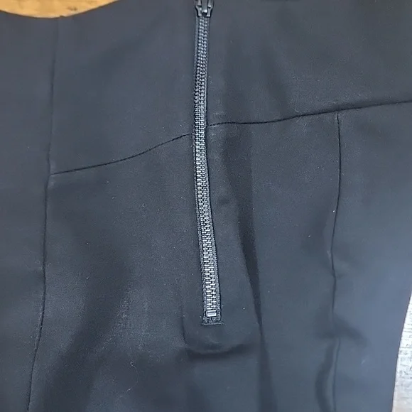 Good American Black Pants Side Zipper Good American Size 2 - Picture 4 of 10